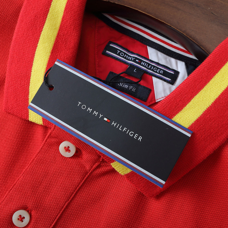 .TOMMY POLO TSHIRT - Alizarin (4)