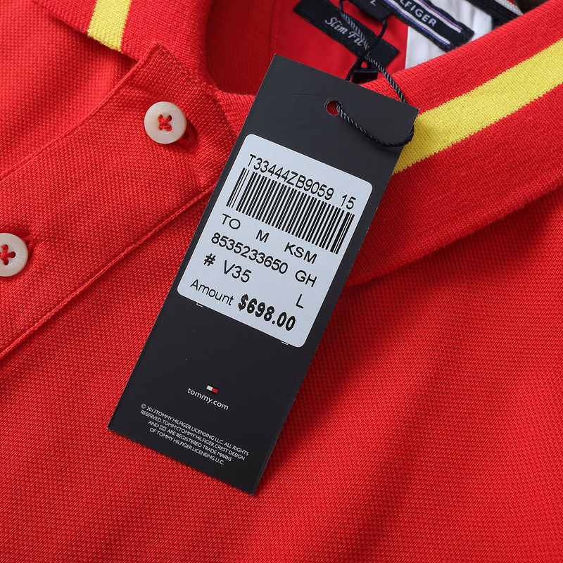 .TOMMY POLO TSHIRT - Alizarin (5)