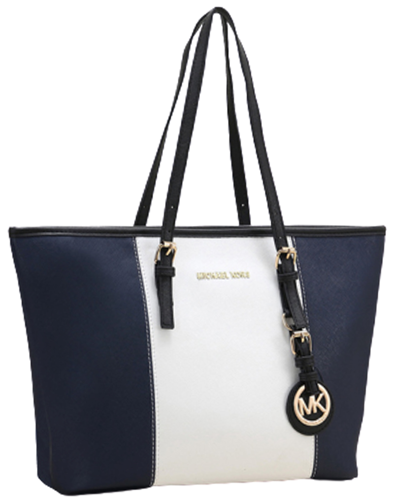 .Michael Kors bag - Navy Blue & White