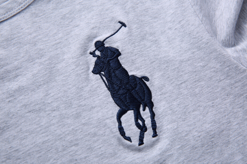 .RALPH LAUREN TSHIRT MEN'S LONG - GRAY (4)